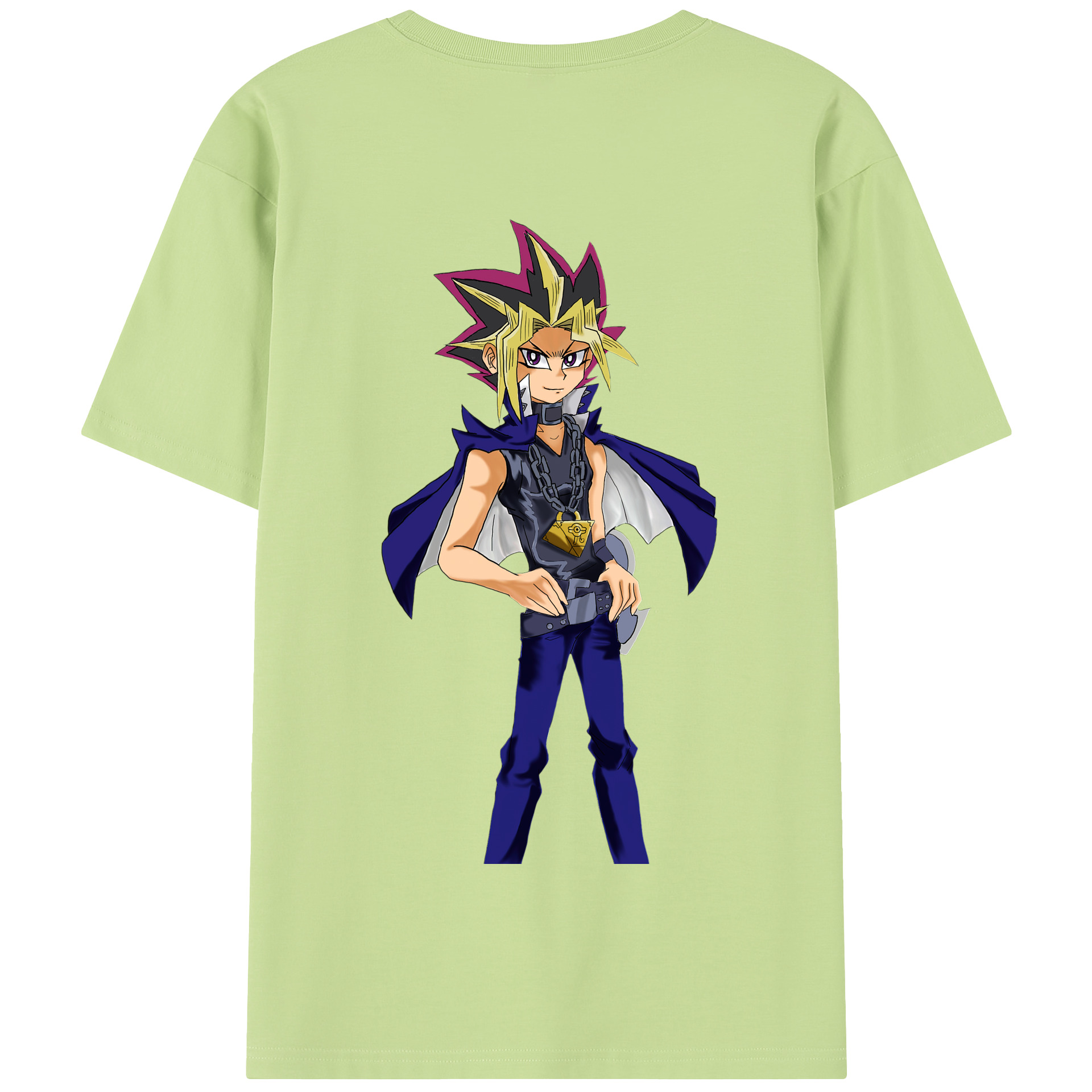 （画像用） 遊☆戯☆王 Yu-Gi-Oh! 綿100％半袖Tシャツ（背面プリント）